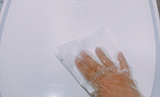 클리너를 이용하여 외관 청소